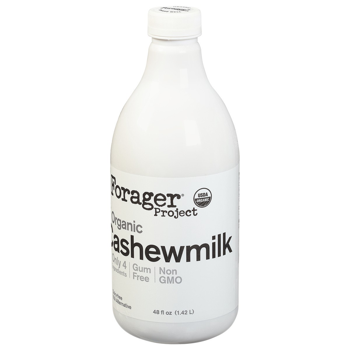 slide 5 of 9, Forager Project Cashew Milk Vegan Unsweet Organic, 48 fl oz