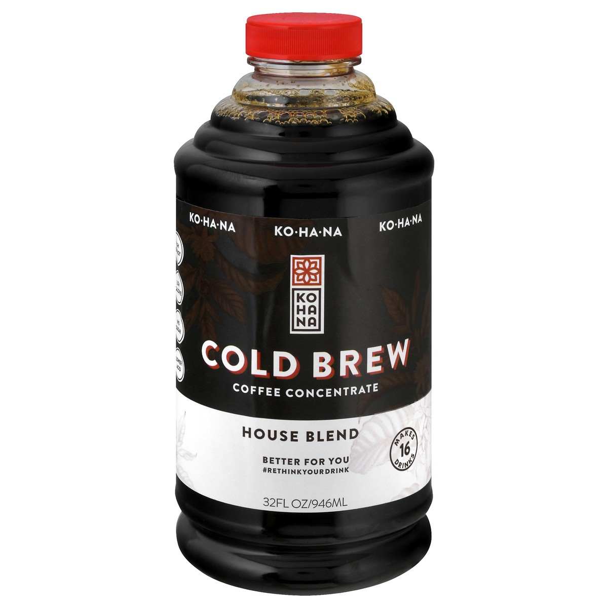 slide 1 of 1, Kohana Coffee Cold Brew Concentrate House Blend Bottle, 32 oz