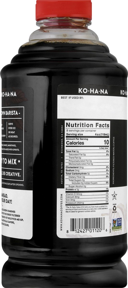 slide 8 of 9, Kohana Cold Brew House Blend Coffee Concentrate - 32 oz, 32 oz