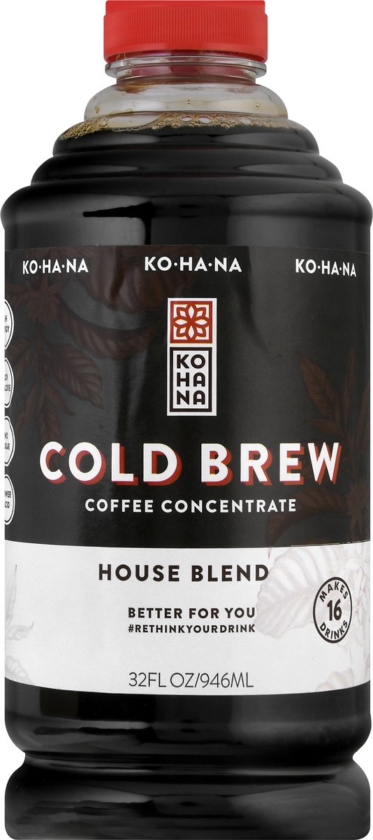 slide 1 of 9, Kohana Cold Brew House Blend Coffee Concentrate - 32 oz, 32 oz