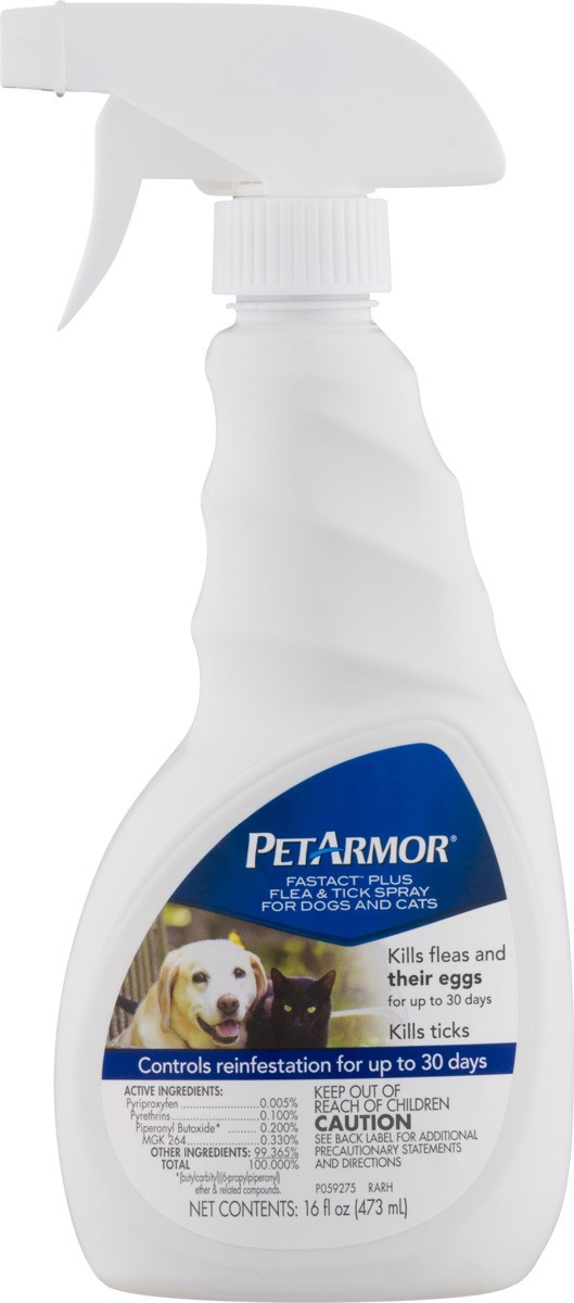 slide 7 of 9, Petarmor F&T Spray Cat&Dog 16Oz, 16 fl oz