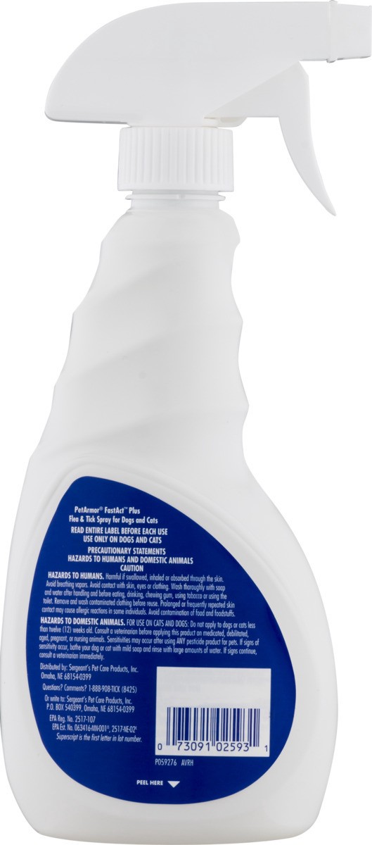 slide 5 of 9, Petarmor F&T Spray Cat&Dog 16Oz, 16 fl oz