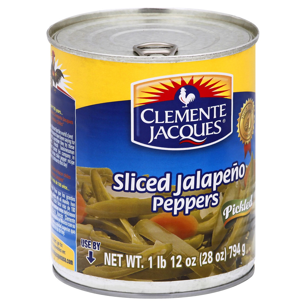 slide 2 of 10, Clemente Jacques Sliced Pickled Jalapeno Peppers, 28 oz