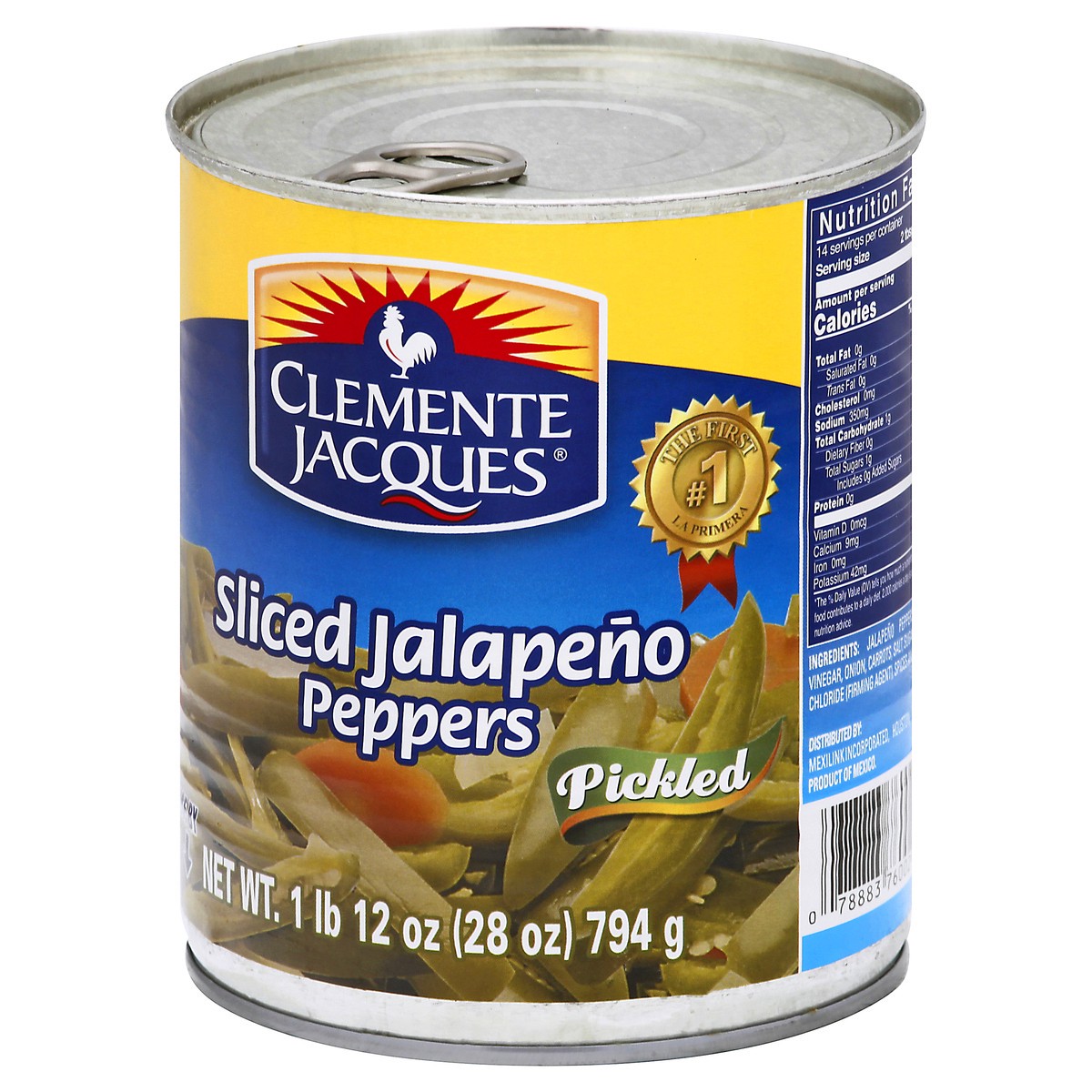 slide 3 of 10, Clemente Jacques Sliced Pickled Jalapeno Peppers, 28 oz