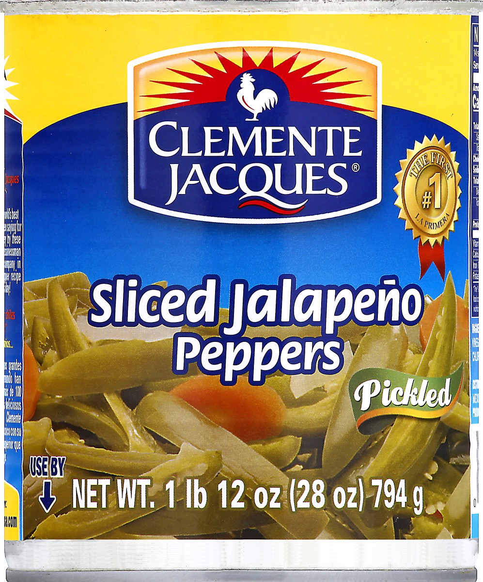 slide 9 of 10, Clemente Jacques Sliced Pickled Jalapeno Peppers, 28 oz