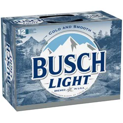 Busch Light Beer, 12 ea