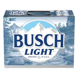 Busch Light Beer 12 ea