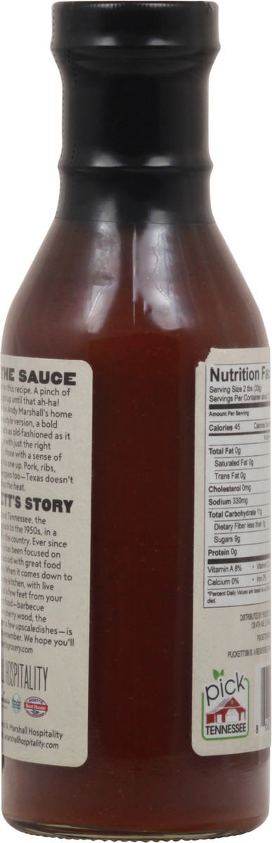 slide 9 of 9, Puckett's Texas Style Spicy BBQ Sauce 14 oz, 14 oz