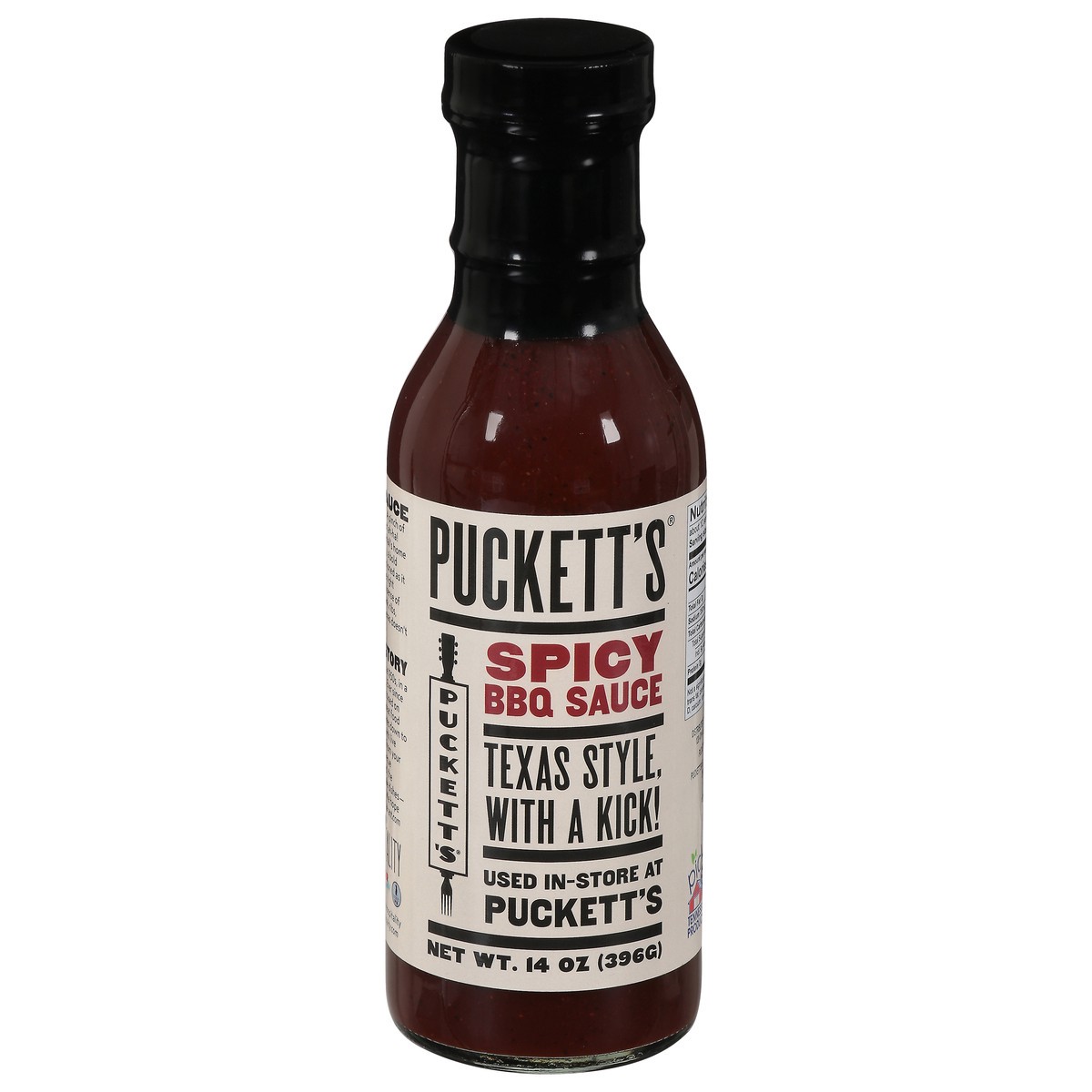 slide 1 of 9, Puckett's Texas Style Spicy BBQ Sauce 14 oz, 14 oz