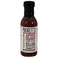 Puckett's Texas Style Spicy BBQ Sauce 14 oz