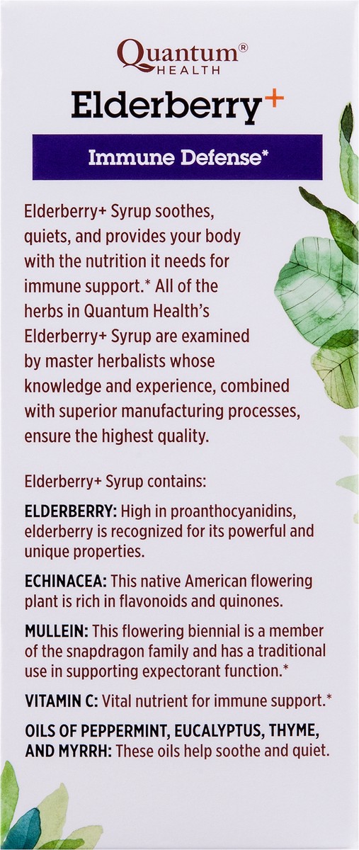 slide 4 of 12, Quantum Health Quantum Elderberry Cough Syrup, 1 ct