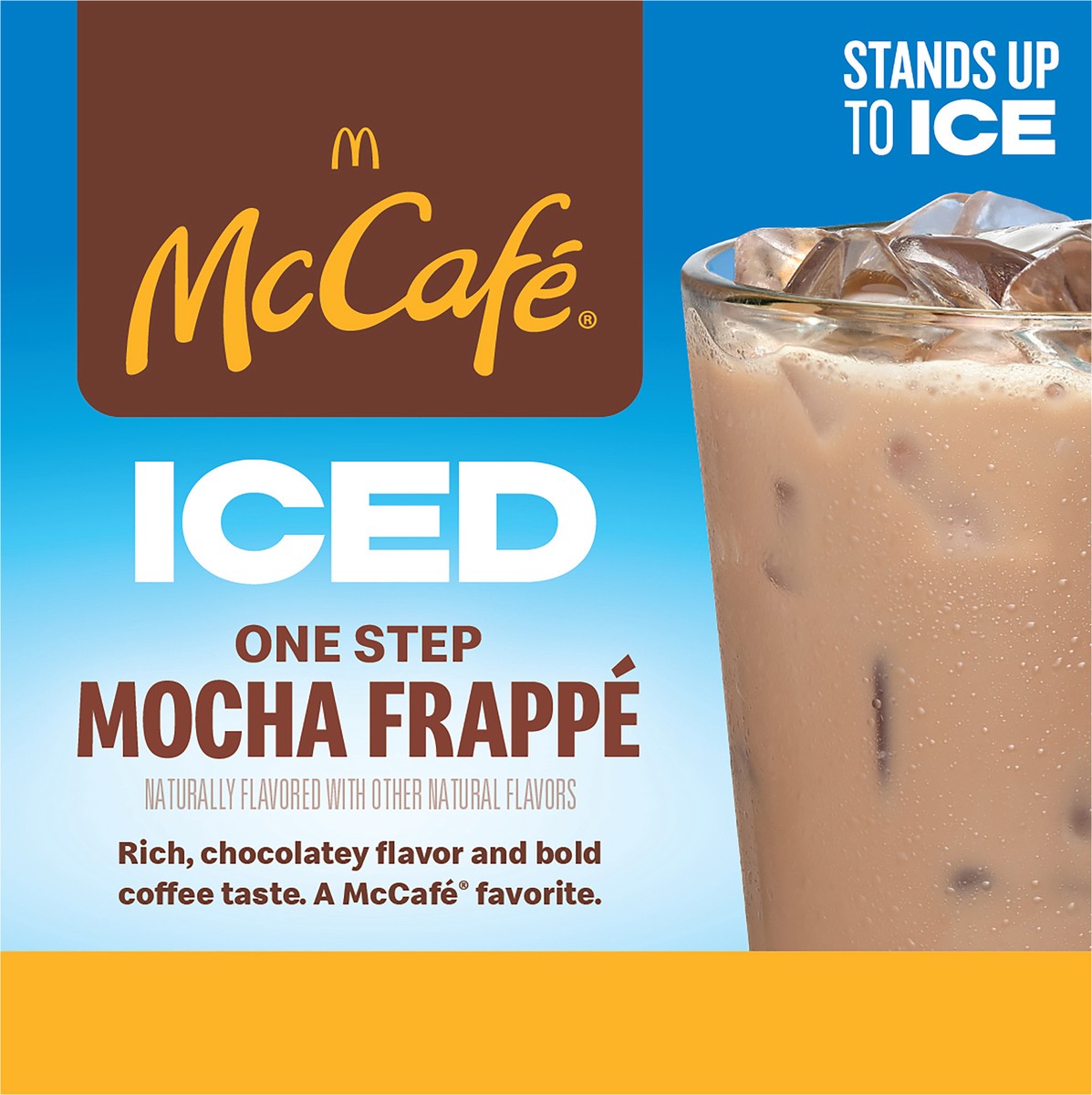 slide 3 of 7, McCafé ICED One Step Mocha Frappé, Keurig Single Serve K-Cup Pods, 10 Count, 10 ct