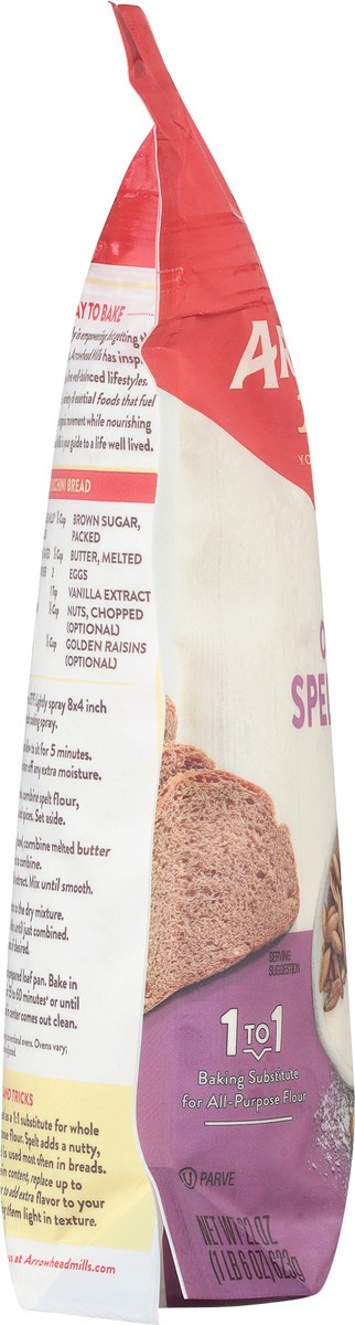 slide 9 of 9, Arrowhead Mills Organic Spelt Flour, 22 oz Bag, 22 oz