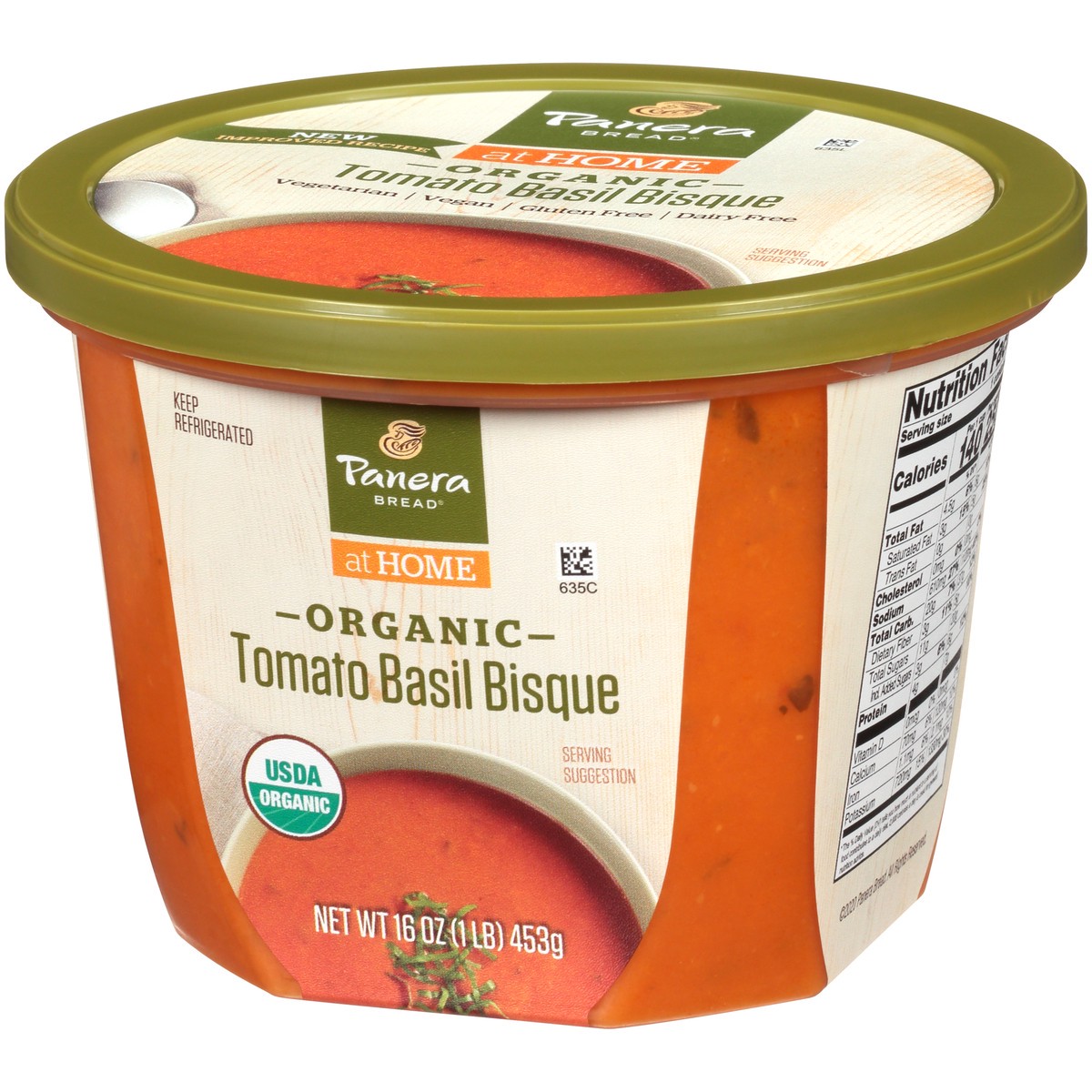 slide 3 of 11, Panera Bread Organic Tomato Basil Bisque, 16 OZ Soup Cup (Gluten Free), 16 oz