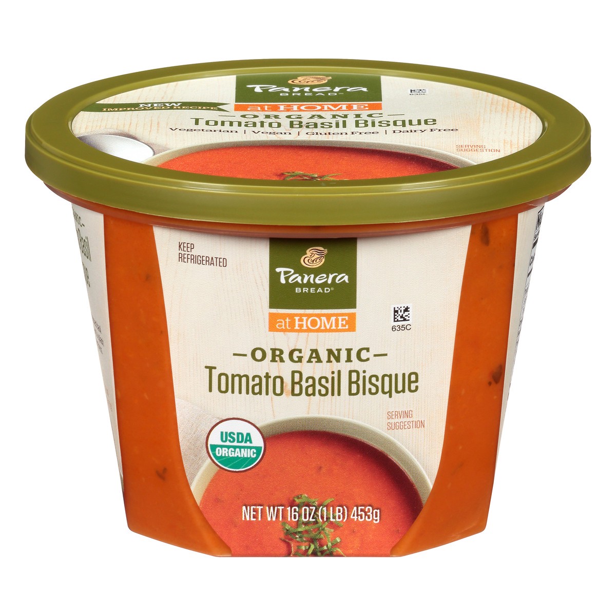 slide 11 of 11, Panera Bread Organic Tomato Basil Bisque, 16 OZ Soup Cup (Gluten Free), 16 oz