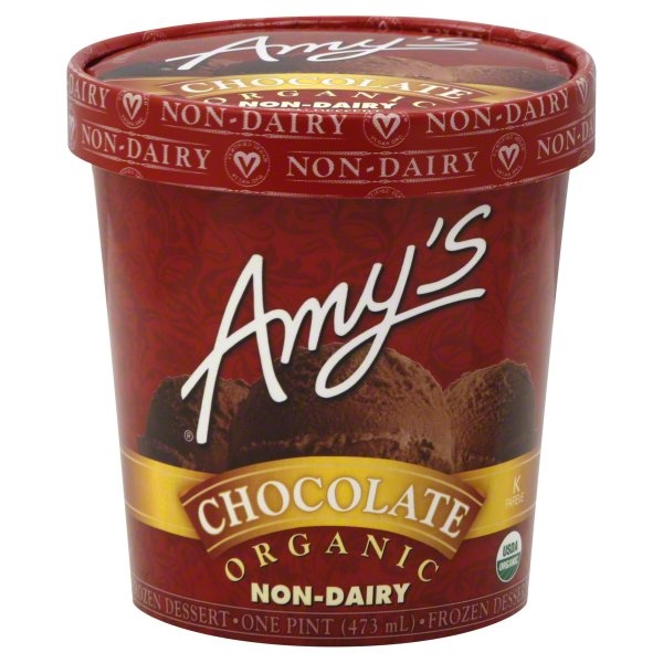 slide 1 of 1, Amy's Frozen Dessert, Organic, Non-Dairy, Chocolate, 16 oz