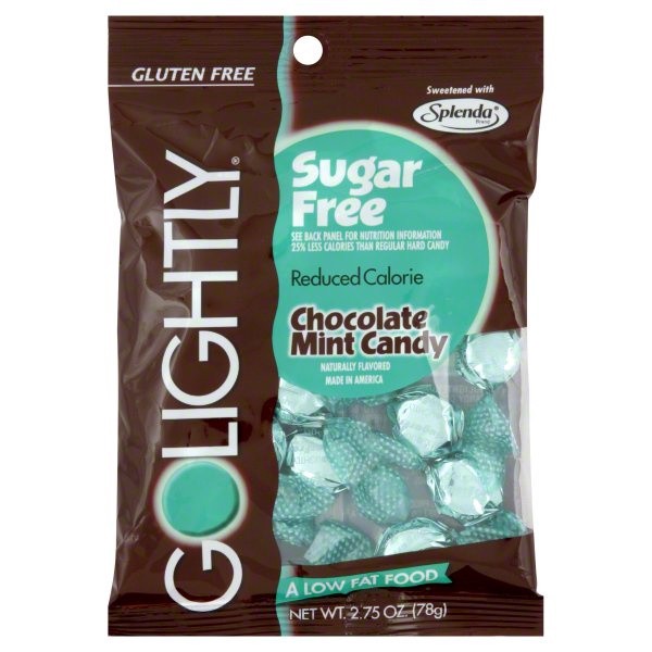 slide 1 of 1, Go Lightly Sugar Free Chocolate Mint Candy, 2.75 oz