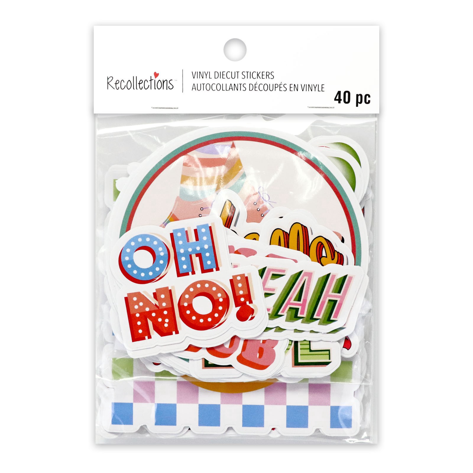 slide 3 of 5, Vinyl Diecut Sayings & Phrases Sticker Set By Recollections, 1 ct