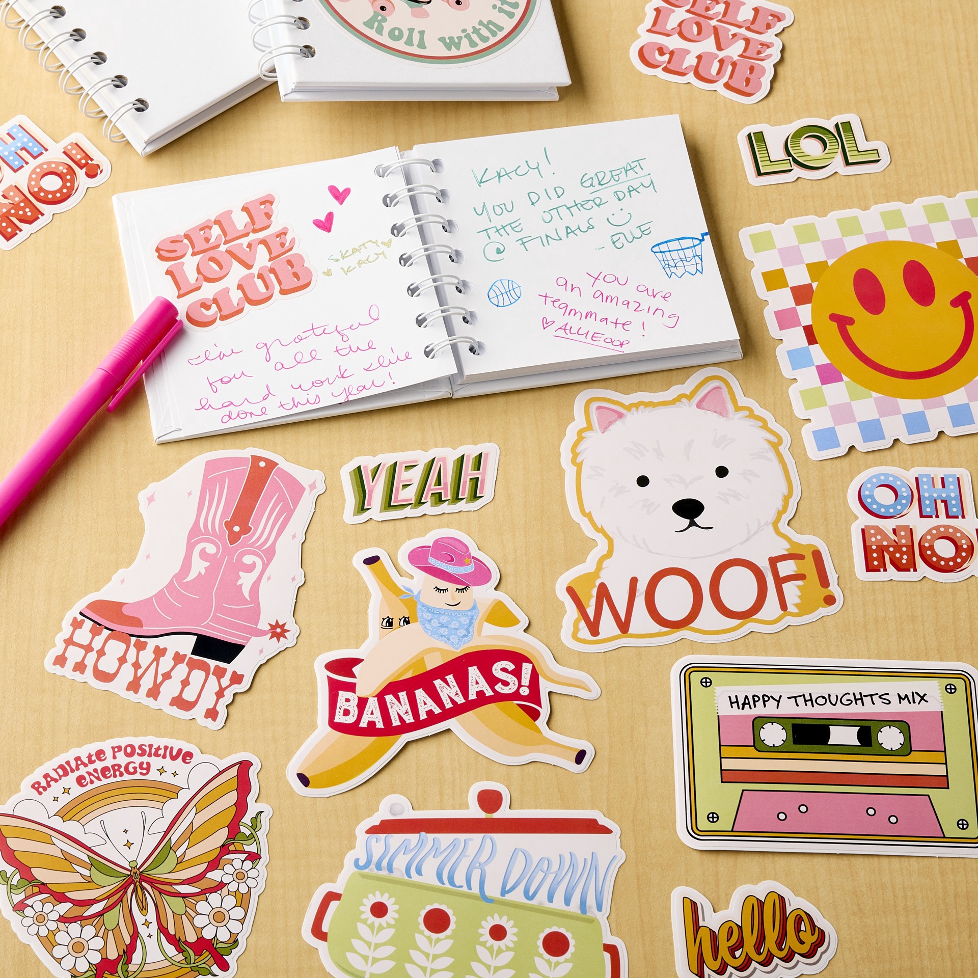 slide 2 of 5, Vinyl Diecut Sayings & Phrases Sticker Set By Recollections, 1 ct