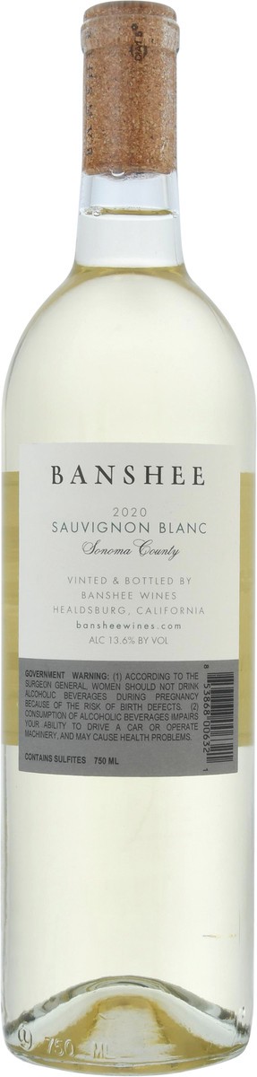slide 8 of 12, Banshee Wines Banshee Sauvignon Blanc, 750 ml