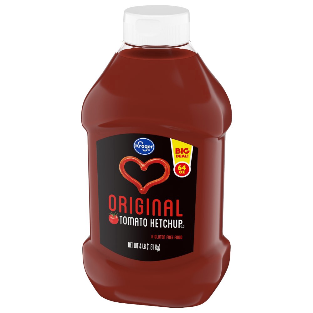 slide 4 of 4, Kroger Tomato Ketchup, 64 oz