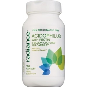 slide 1 of 1, Radiance Radiance Acidophilus Capsules With Pectin, 100 ct