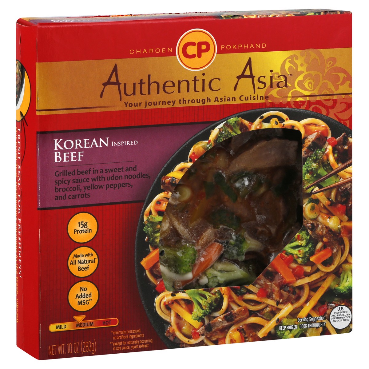 slide 12 of 12, Authentic Asia Korean Beef, 10 oz