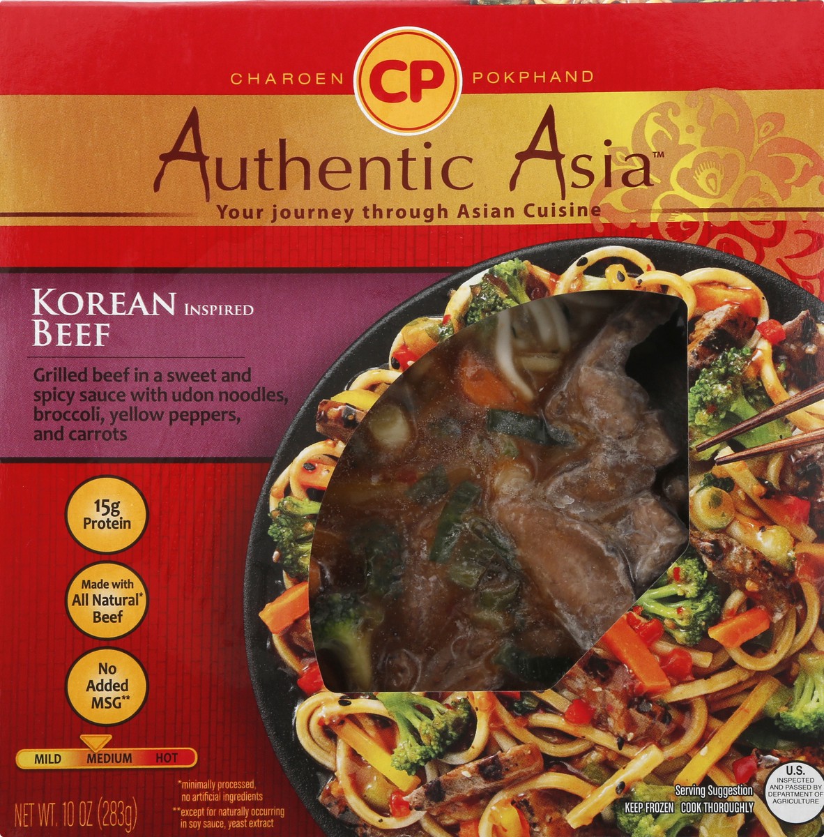 slide 1 of 12, Authentic Asia Korean Beef, 10 oz