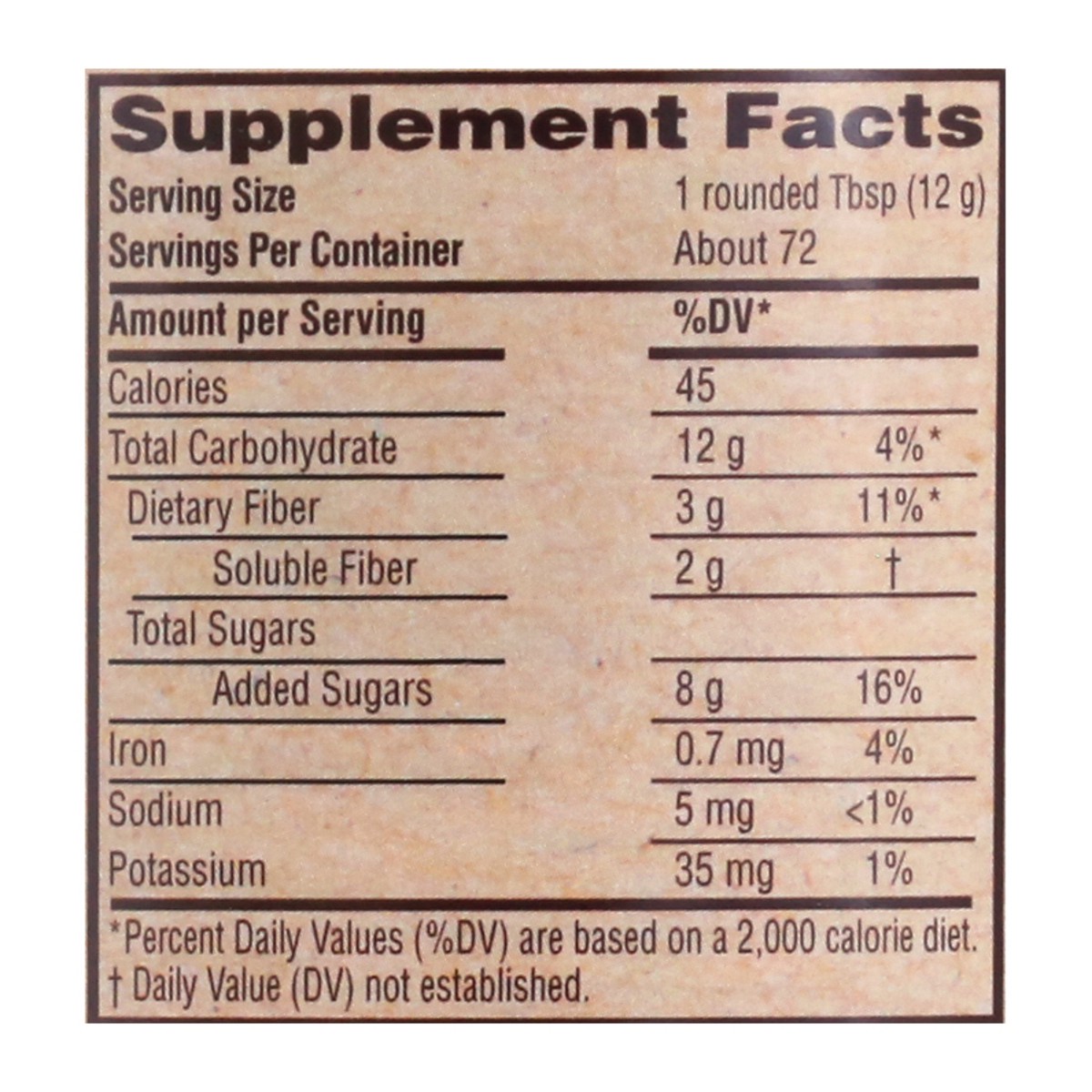 slide 3 of 12, NuSyllium Organic Orange Flavor Psyllium Fiber 30.5 oz, 30.5 oz