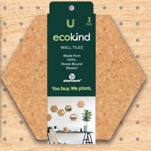 slide 1 of 1, U Style Collections U Style Ecokind Cork Tiles, 3Pc, 3 ct