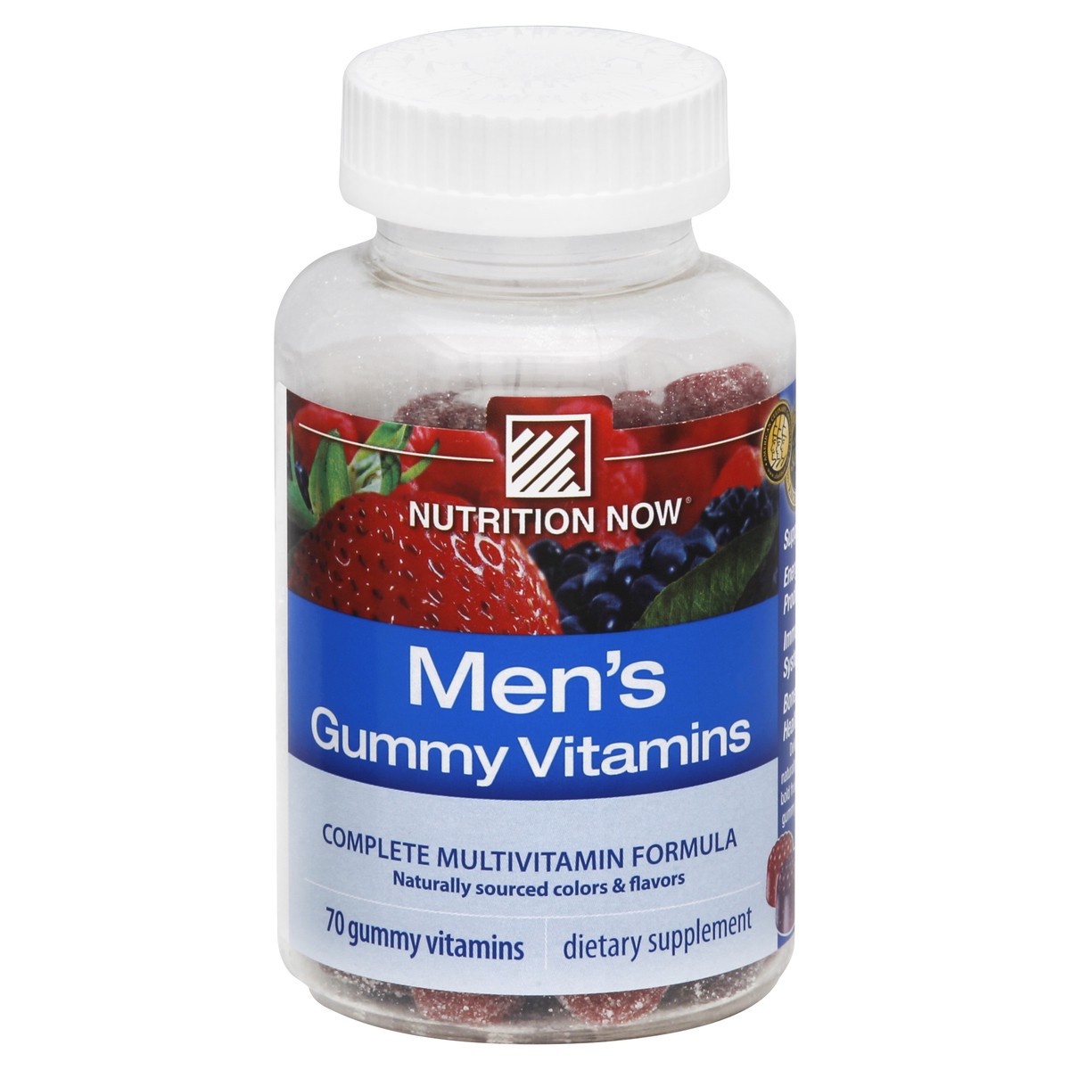 slide 2 of 3, Nutrition Now Mens Adult Vitamin Gummies, 70 ct