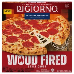 DiGiorno Premium Pepperoni Wood Fired Style Crust Frozen Pizza