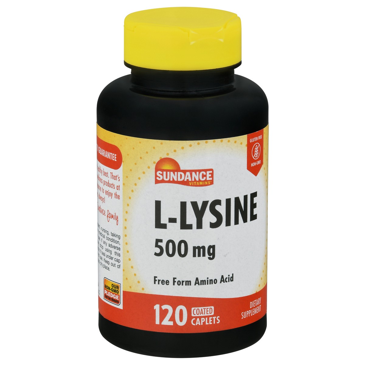 slide 6 of 9, Sundance Vitamins 500 mg L-Lysine Coated Caplets 120 ea, 120 ct