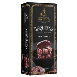 Biscotti Tsoungari Red Velvet Crinkle Cookies