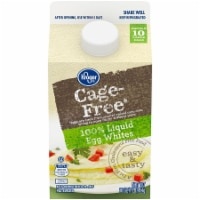 slide 1 of 1, Kroger Cage Free Liquid Egg Whites, 16 oz