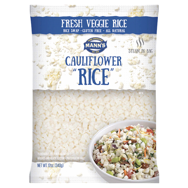 slide 1 of 1, Mann's Cauliflower Rice, 1 ct