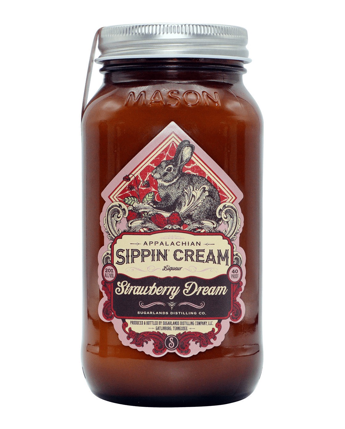 slide 1 of 1, Sugarlands Sippin' Cream - Strawberry, 50 ml