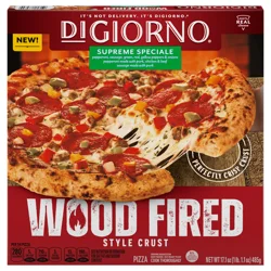 DiGiorno Supreme Speciale Pizza, Wood Fired Style Crust, Frozen Supreme Pizza