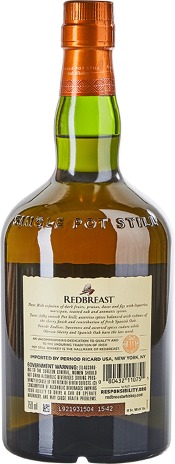 slide 8 of 8, Redbreast Lustau Edition Irish Whiskey, 750 ml