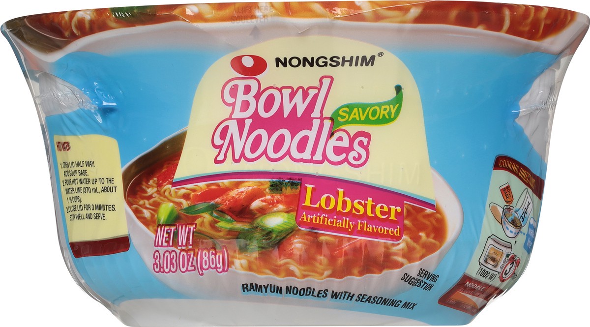 slide 7 of 11, Nongshim Nong Shim Noodle Lobster, 3.03 oz