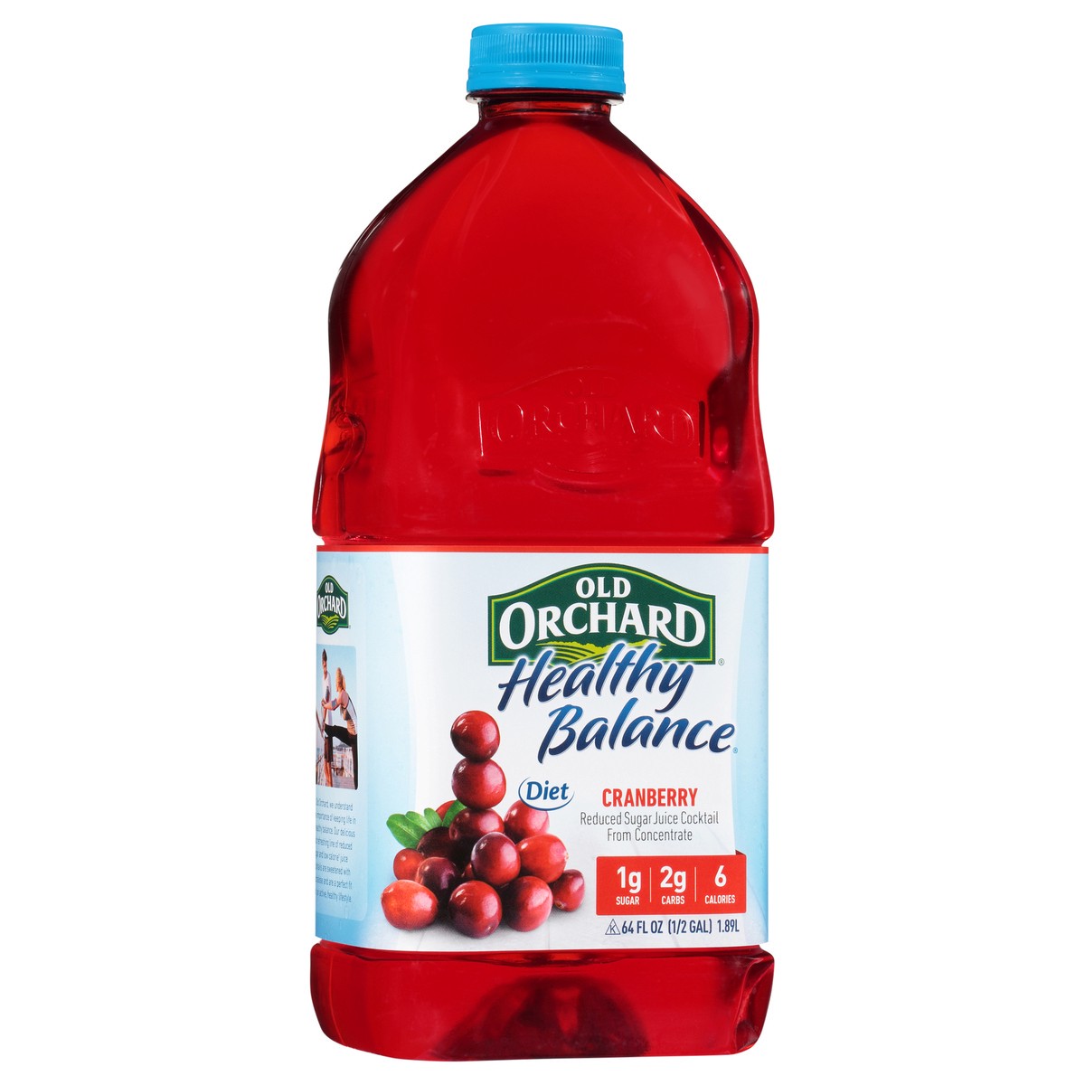 slide 2 of 9, Old Orchard Healthy Balance Diet Cranberry Juice Cocktail - 64 fl oz, 64 fl oz