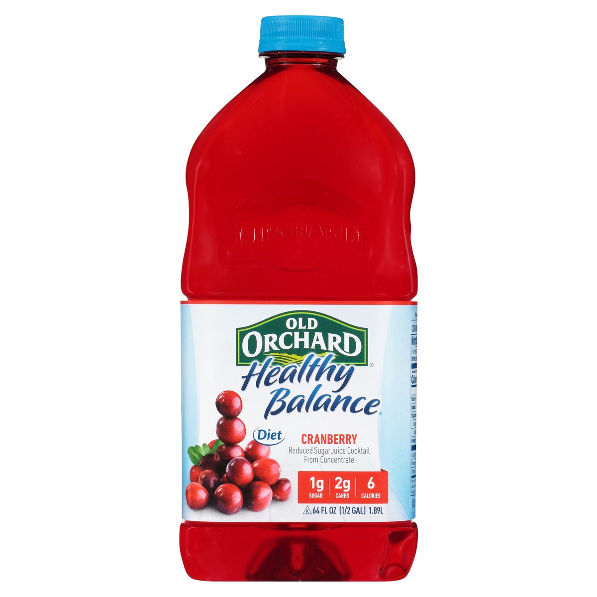 slide 1 of 9, Old Orchard Healthy Balance Diet Cranberry Juice Cocktail - 64 fl oz, 64 fl oz