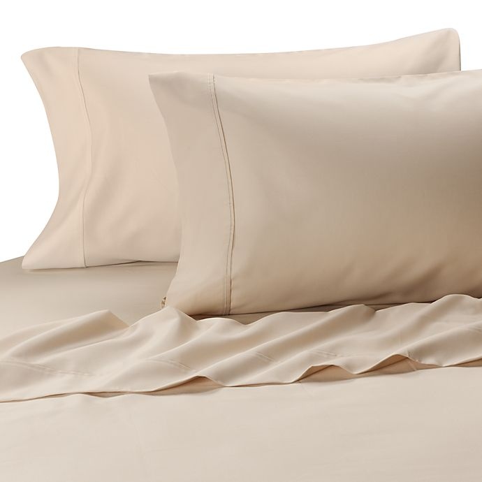 slide 1 of 1, MicroTouch Sateen King Pillowcase - Ivory, 2 ct