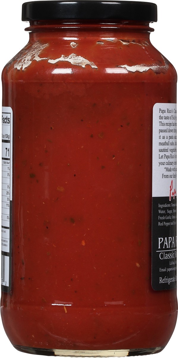 slide 6 of 9, Papa Rico's Hot Classic Red Sauce 24 oz, 24 oz