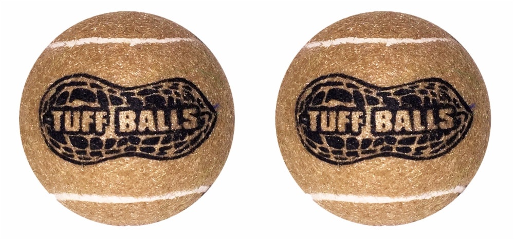 slide 1 of 1, Petsport USA Tuff Peanut Butter Balls For Dogs, 2 ct