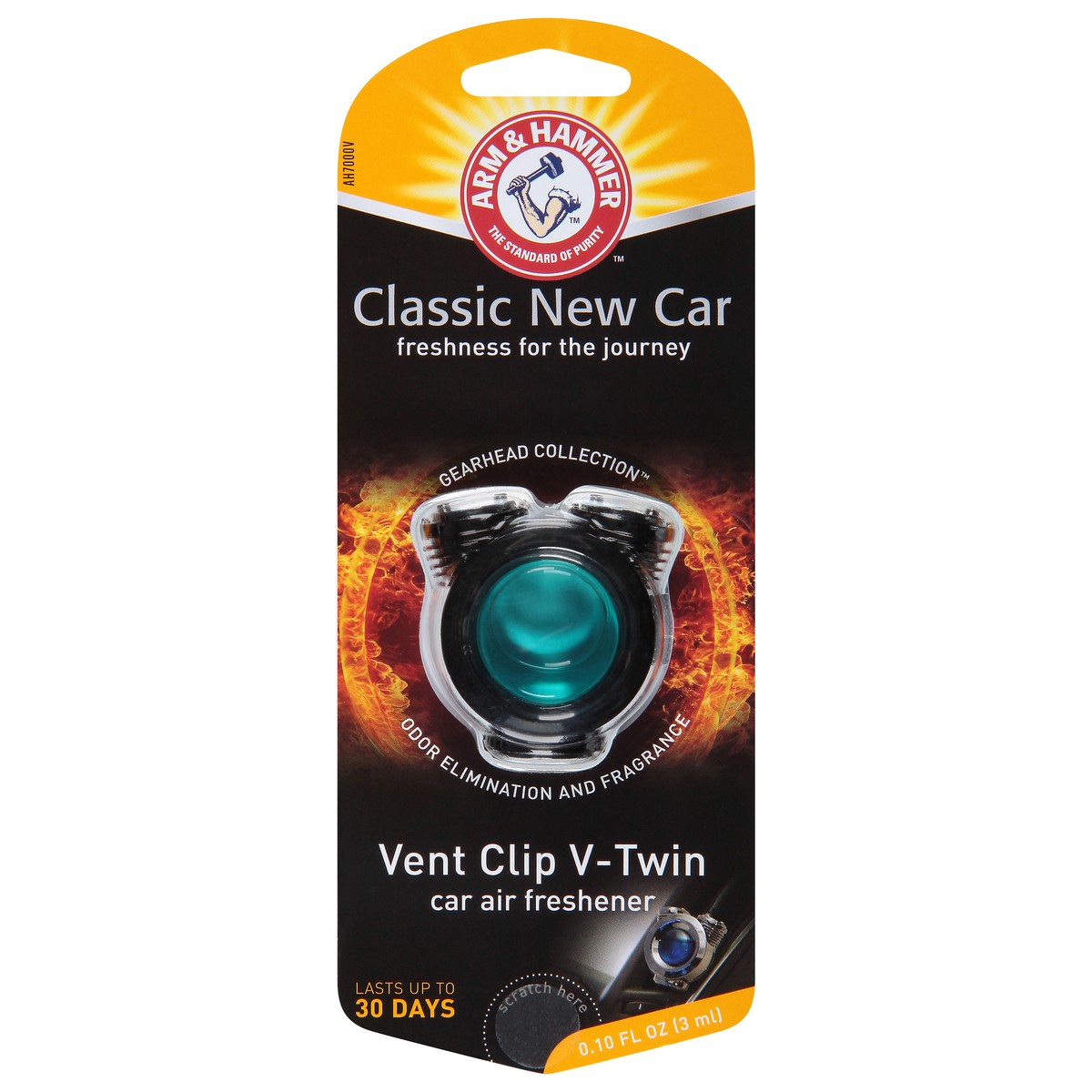slide 5 of 11, ARM & HAMMER Vent Clip V-Twin Classic New Car Car Air Freshener 0.10 fl oz, 0.1 fl oz