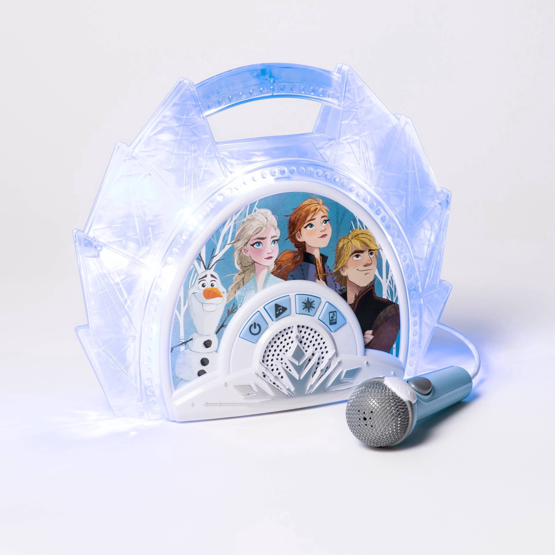 slide 12 of 13, Disney Frozen Sing-Along Boombox Speaker with Microphone, 1 ct