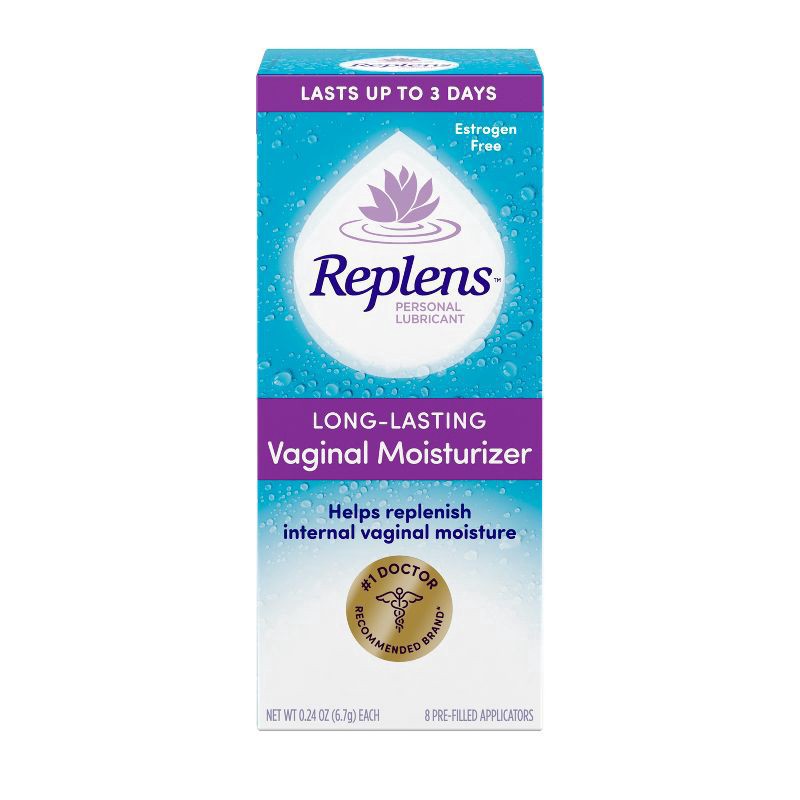 slide 1 of 5, Replens Long-Lasting Vaginal Moisturizer 8 ea, 8 ct