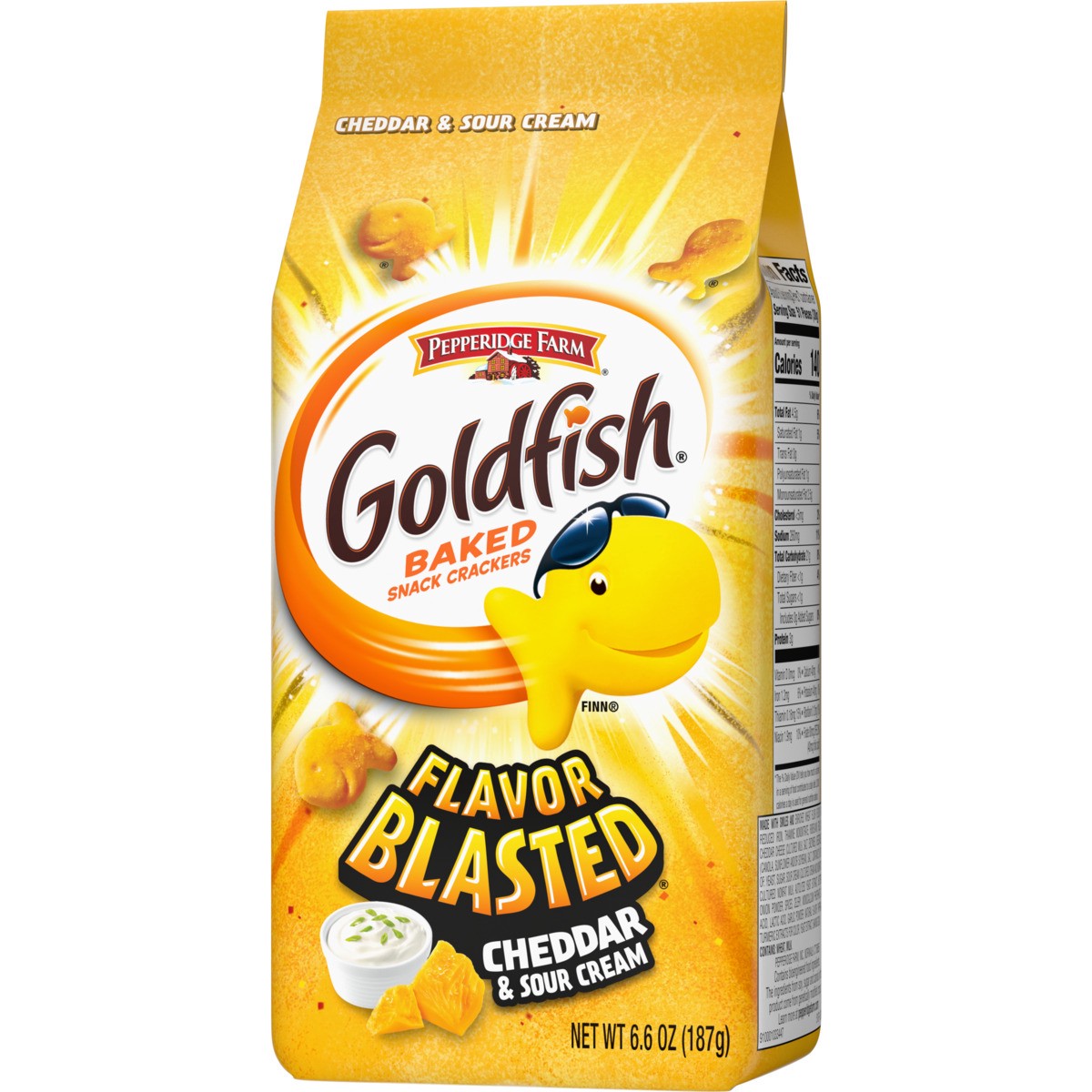 slide 2 of 11, Pepperidge Farm Cheddar and Sour Cream Crackers, 6.6 oz