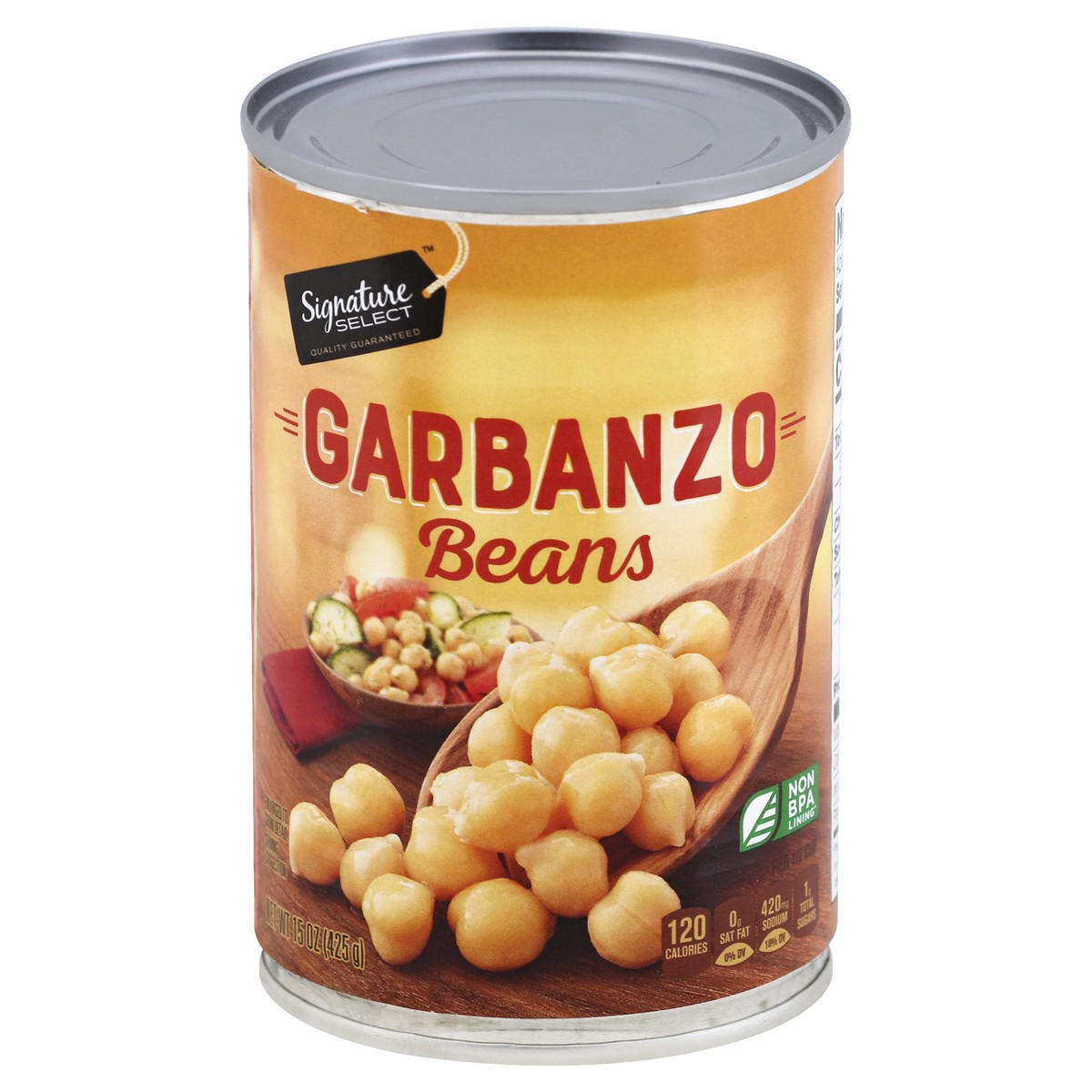 slide 3 of 4, Signature Garbanzo Beans 15 oz, 15 oz